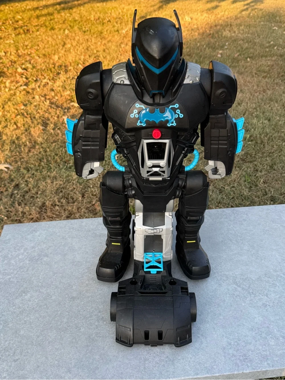 Imaginext DC Tech BatBot 2ft Robot Playset TESTED WORKING Base Unit No Missiles